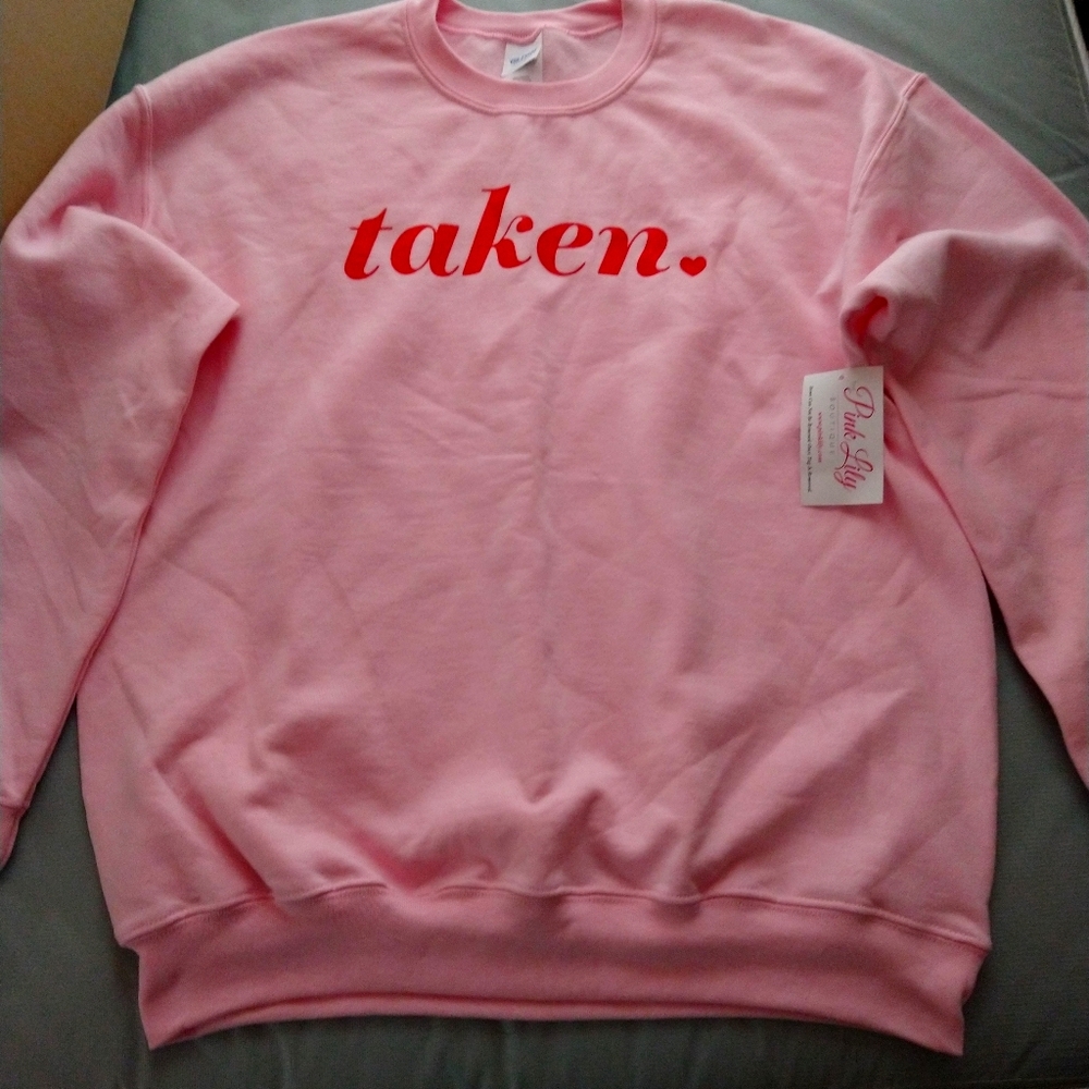 Pink lady new taken sweater large